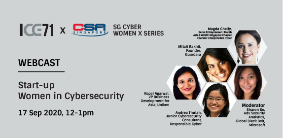 SG Cyber Women X ICE71: Start-up Women in Cybersecurity