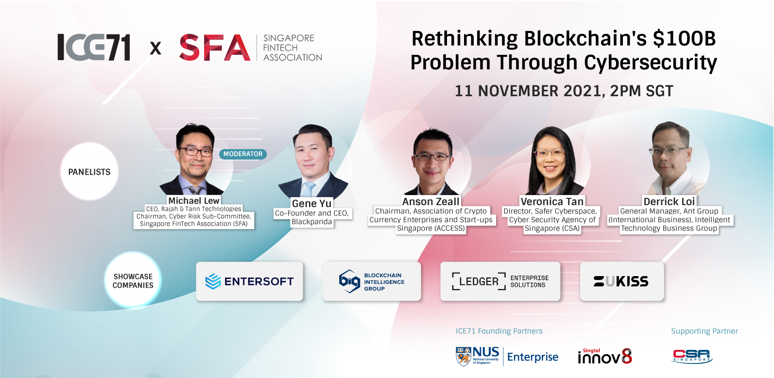 ICE71 x SFA Event: Rethinking Blockchain’s $100B Problem Through Cybersecurity
