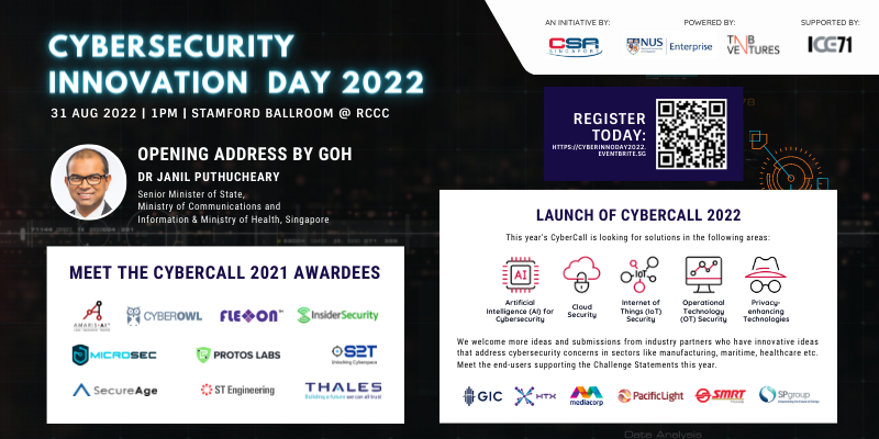 CSA Cybersecurity Innovation Day 2022