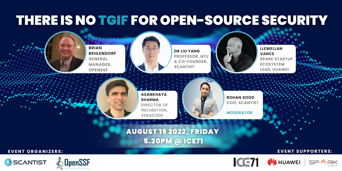 ICE71 at Scantist & OpenSFF Panel Discussion – “There is No TGIF for Open-source Security”