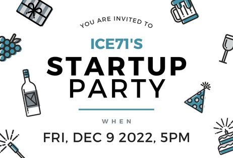 ICE71 Start-up Party! (9 Dec 2022, 5PM)