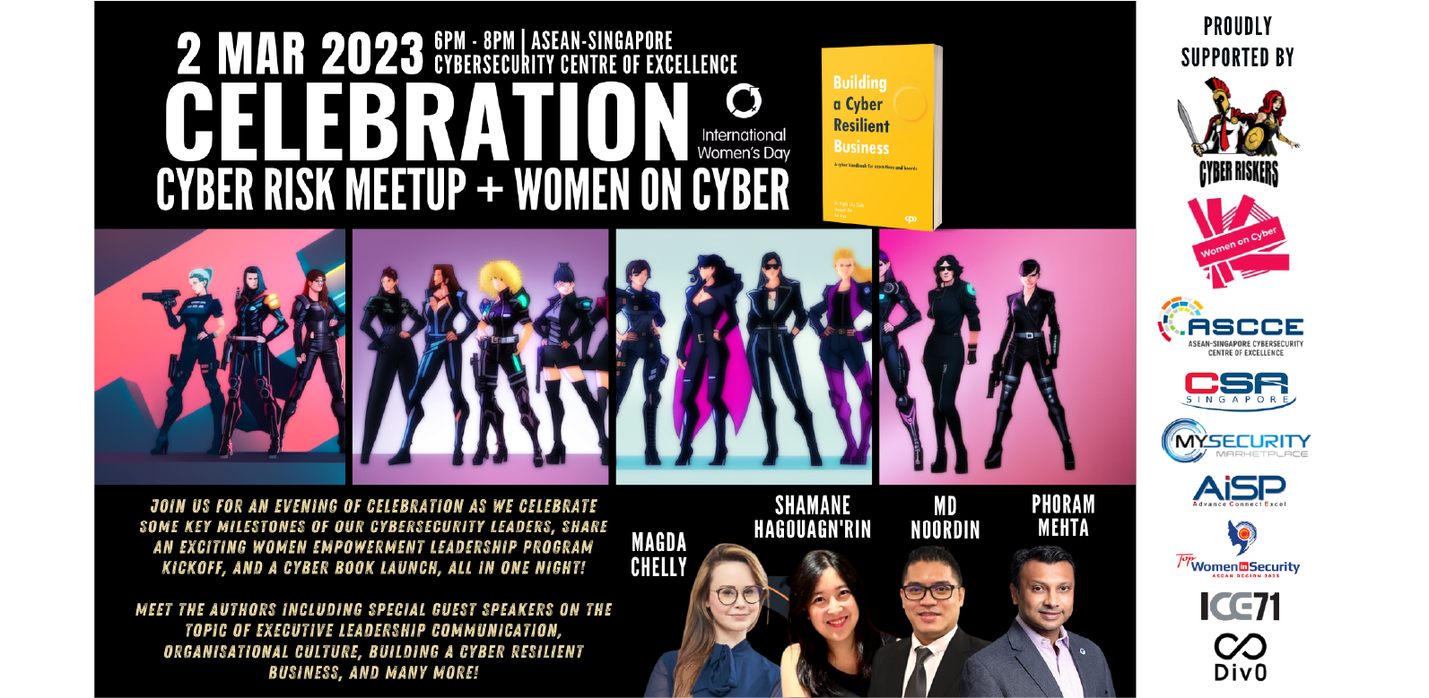 Cyber Risk Meetup – IWD Celebration & Book Launch