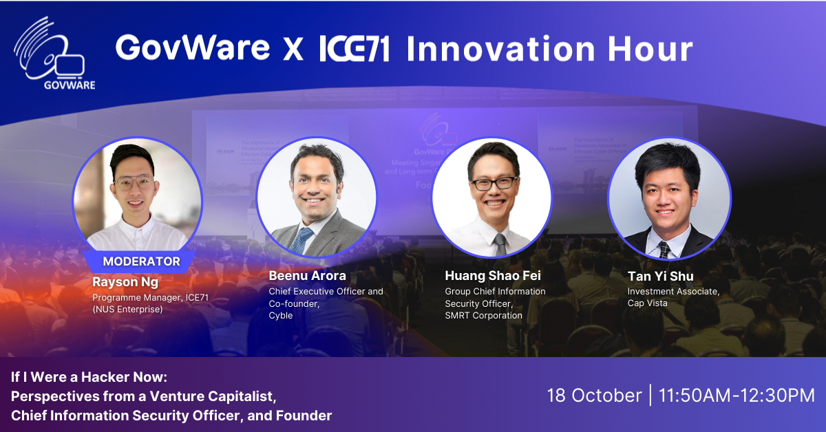 GovWare x ICE71 Innovation Hour 2023